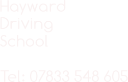 www.haywarddrivingschool.co.uk Logo